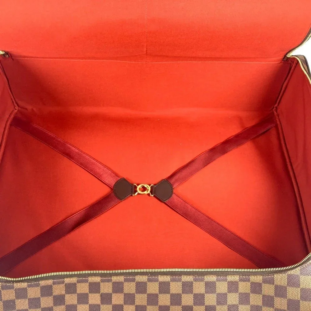 LOUIS VUITTON Authentic Brown Damier Canvas Boston Bag